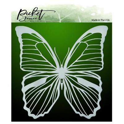 Picket Fence Studios Stencil - Soar Butterfly